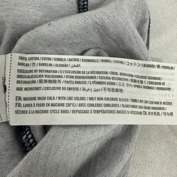 Hollister Must Have Collection Heathered Navy Blue Crewneck T Shirt Size Small - Picture 4 of 4